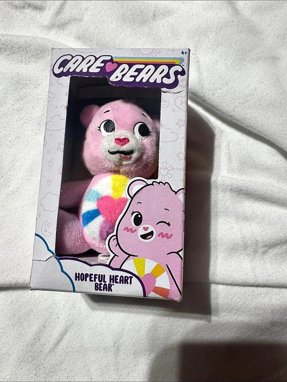 Care Bears Micro Plush - Hopeful Heart Bear Pink Plush Toy